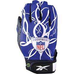 2012 Reebok RF0060 Mayhem Football Gloves Royal XLarge  