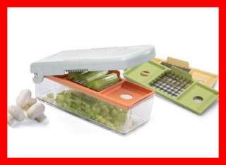 FRUIT & VEGETABLE VIDALIA ONION CHOPPER W 3 BLADES NEW  