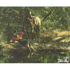 Tim Cox   Time to Reflect Artists Proof Canvas