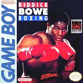 Riddick Bowe Boxing Nintendo Game Boy, 1994 027479500015  