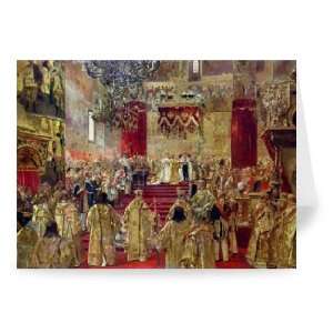  for the Coronation of Tsar Nicholas II   Greeting Card (Pack of 2 