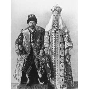  Czar Nicholas Ii of Russia and Wife Alexandra Feodorovna 