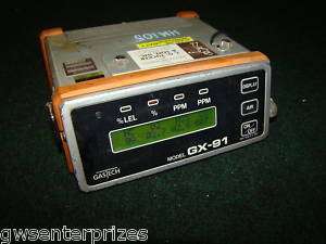 GasTech GX 91 Combustible Gas Detector  
