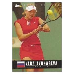  Vera Zvonareva Tennis Card