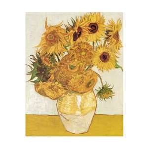  Sunflowers by Vincent van Gogh. Size 13.75 X 17.25 Art 