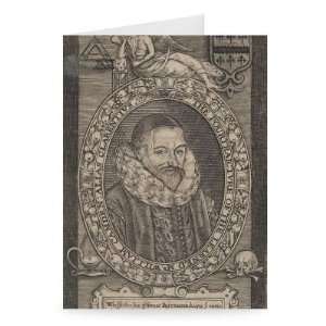 William Camden, c.1636 (engraving) by   Greeting Card (Pack of 2 