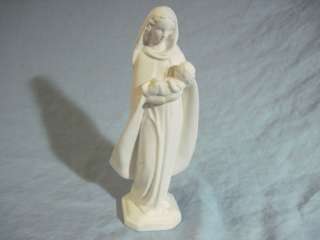 Vintage GOEBEL WHITE BISQUE MADONNA AND CHILD Figurine  