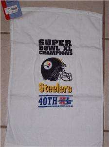 Pittsburgh STEELERS Golf Towel 40th Championship NWT  