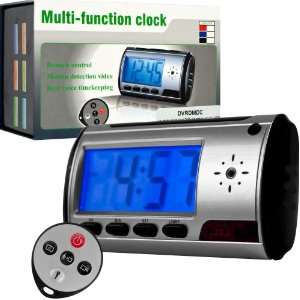  Spy Digital Alarm Clock DVR with Motion Detector w/ 4GB 