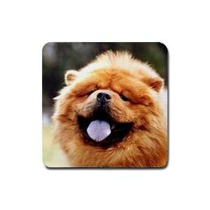  Chow Chow Rubber Square Coaster (4 pack)