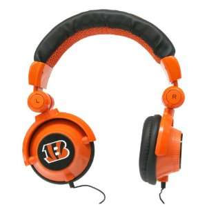 NFL Cincinnati Bengals Team Logo DJ Headphone  Sports 