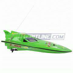 Team RC B75 12 Mini Remote Control Boat, 138, Green  