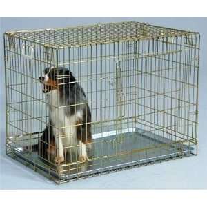  Side Door Wire Dog Crate   Gold/Large