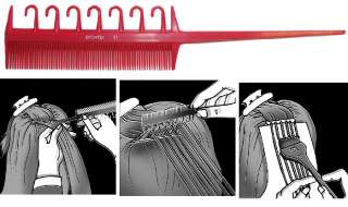 unique ne design double sided comb with hooks for easy hair 