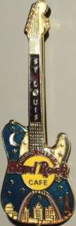 Hard Rock Cafe ST. LOUIS 1998 Grand Opening GUITAR PIN  