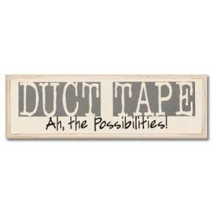 Duct Tape Gift Sign