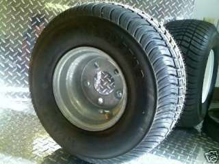 10 GALVANIZD Trailer Rim Tire Wheel Assembly 5H 3H490  
