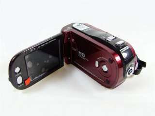 Red HD Digital Video Camcorder Camera DV 2.7 TFT 12 MP  