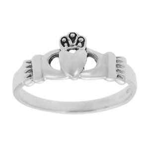   Celtic Claddagh Ring .925 Stamp Hypoallergenic, size 8 Jewelry