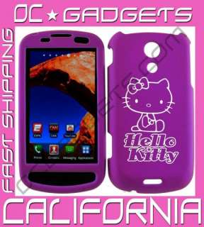 HELLO KITTY SUCKER PURPLE CASE COVER SPRINT EPIC 4G  