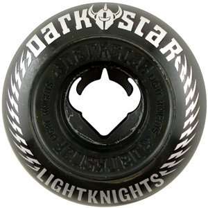  Darkstar Light Knight 52mm Clear Black Skateboard Wheels 