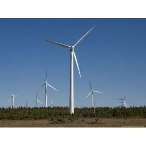  Wind Turbines Generating Electricity National Geographic 