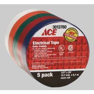  Ace Color Coding Electrical Tape   12 Packs