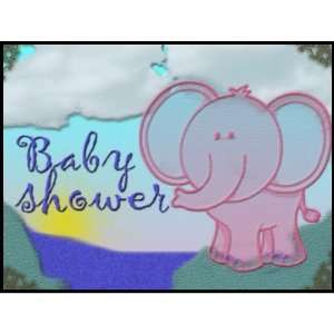  Elephant baby shower postage