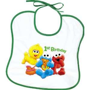  Lets Party By Amscan Sesame Street 1st Birthday Party Bibs 