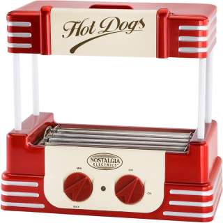 Mini Hot Dog Roller Grill Machine & Bun Warmer ~ Electric Rolling 