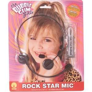  Childrens Rock Star Faux Microphone Headset Toys & Games