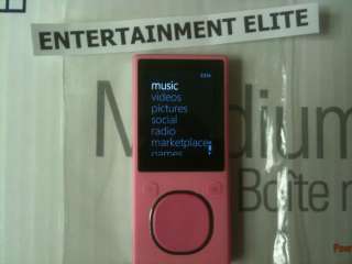 Microsoft Zune 8 Pink (8 GB) Digital Media Player USED IN GOOD 