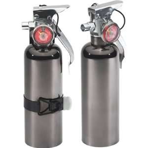    Black Chrome Racing Car or Truck Fire Extinguisher Automotive