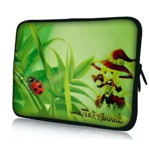  10 Inch Garden Fairy and Ladybug DOUBLE Sided Print Green 