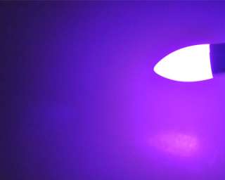 E27 3w Pointed Steep Light Led Candle Light Purple Color 180  240V 