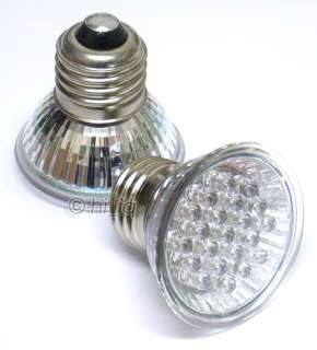20 x White LED Spot MR16 Light Bulb 110V AC E26 Base  
