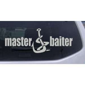 Master Baiter Funny Hunting And Fishing Car Window Wall Laptop Decal 