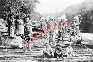 1925 WINNEBAGO INDIANS Ho Chunk Native American Photo  