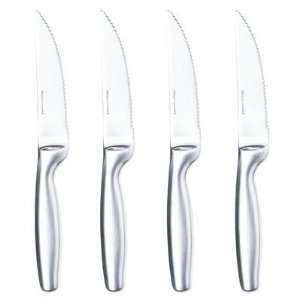  Gourmet Settings Stainless Steel Steak Knives, Set of 4 
