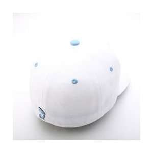  North Carolina Tar Heels Logo Fitted Hat (White) Sports 