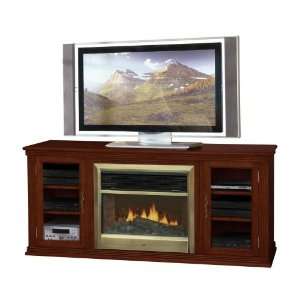  Flat Panel / Flat Screen TV Base with Electric Fireplace 