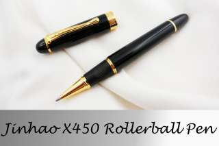 JinHao X450 Black Ink RollerBall Pen #BLK  
