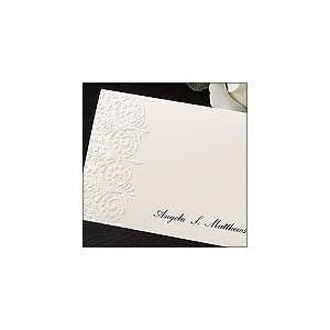  Art Deco Embossed Personal Stationery Foldnotes Health 