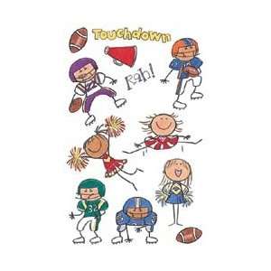   5X6 Sheet 3/Pkg   Football/Cheer Football/Cheer