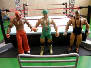 WWE JAKKS Action Figures Wrestlers With Ring & Accessories