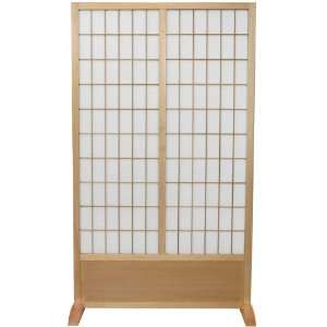   ft. Tall Window Pane Freestanding Room Divider  NAT