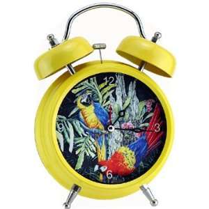  Parrot Twin Bell Alarm Clock SS 18325