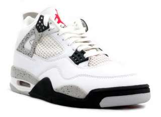 Mens Nike Air Jordan Retro 4 Cement White/Black/Grey Size 7.5 15 