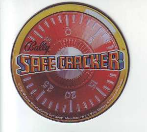 BALLY SAFE CRACKER PINBALL MACHINE PROMO SAFECRACKER  