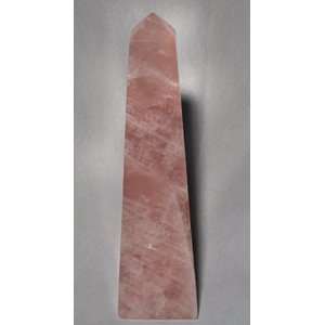  Rose Quartz Polished Crystal Obelisk   Madagascar
